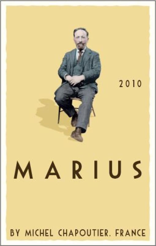 M. Chapoutier Marius Blanc 2010 Front Label