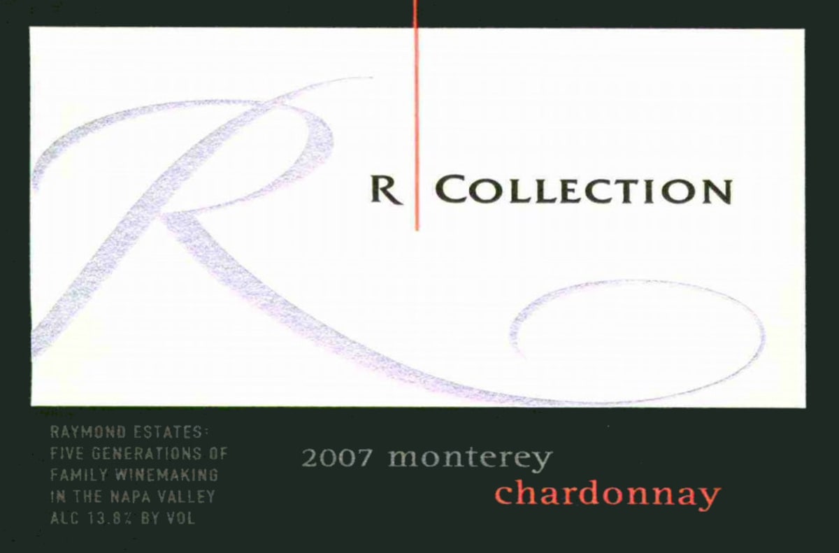 Raymond R Collection Chardonnay 2007 Front Label