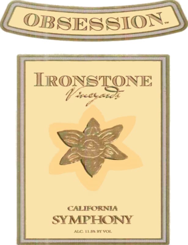 Ironstone Obsession Symphony 2007 Front Label