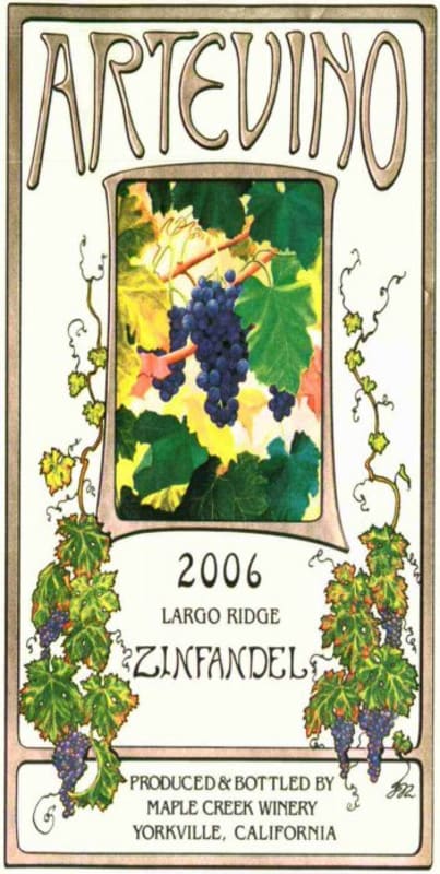 Maple Creek Winery Artevino Largo Ridge Zinfandel 2006 | Wine.com
