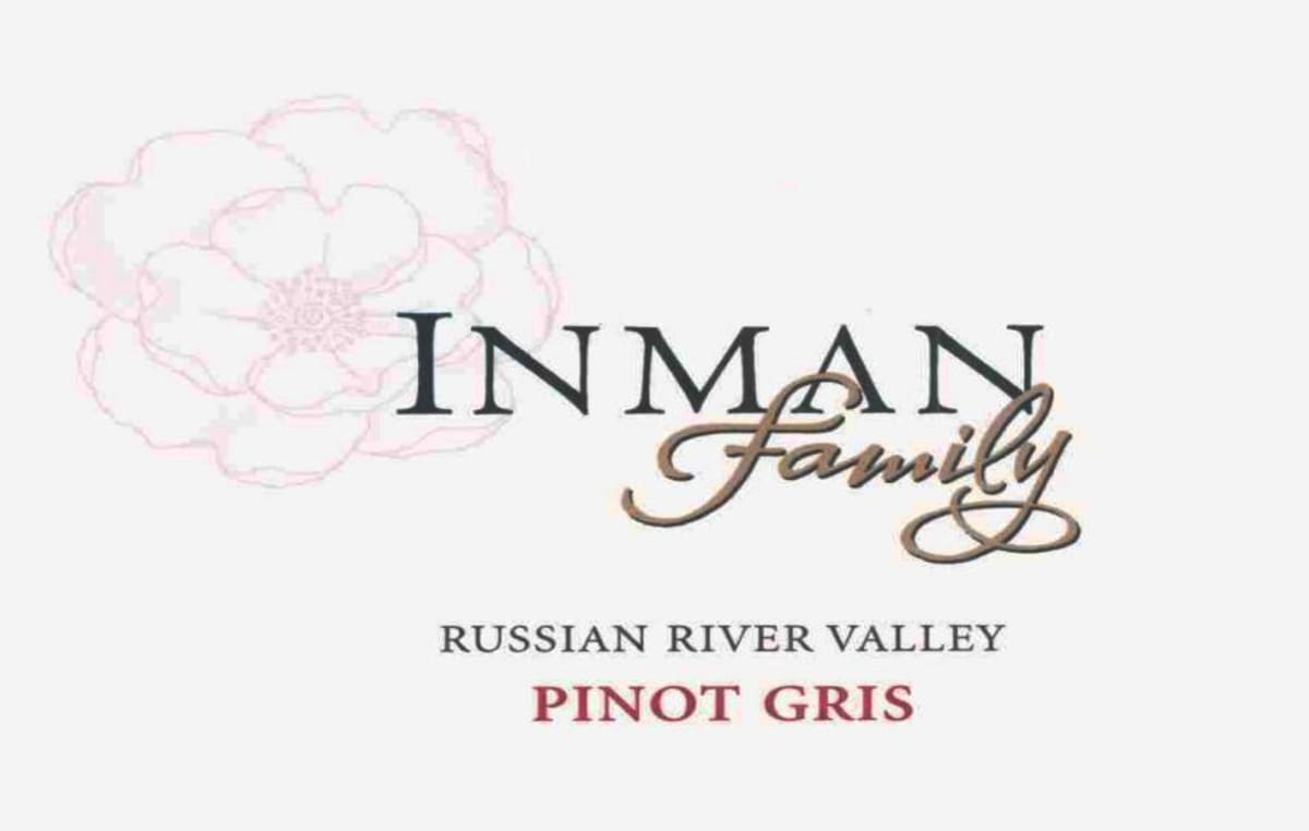 Inman Family Pinot Gris 2004 Front Label