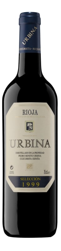 Bodegas Urbina Seleccion 1999 Front Bottle Shot