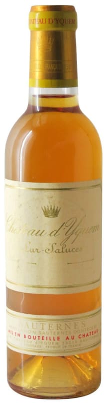 Chateau d'Yquem Sauternes (375ML half-bottle) 2010 Front Bottle Shot
