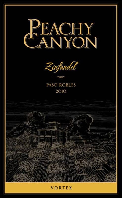Peachy Canyon Vortex Zinfandel 2014 Front Label