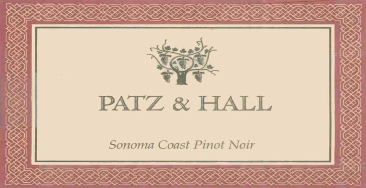 Patz & Hall Sonoma Coast Pinot Noir 2006 Front Label
