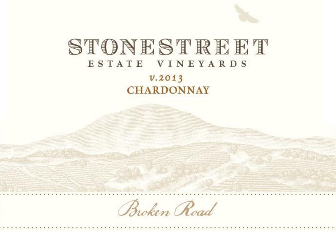 Stonestreet Alexander Mountain Estate Broken Road Chardonnay 2013 Front Label