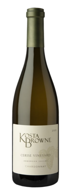 Kosta Browne Cerise Vineyard Chardonnay 2020 Front Bottle Shot