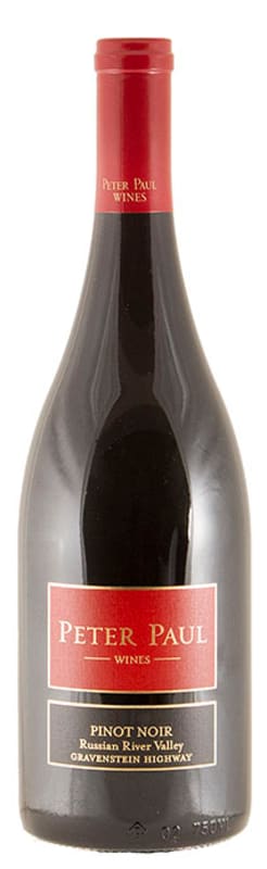 Peter Paul Gravenstein Highway Pinot Noir 2018 Front Bottle Shot