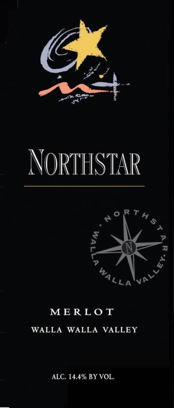 Northstar Walla Walla Valley Merlot 2007 Front Label