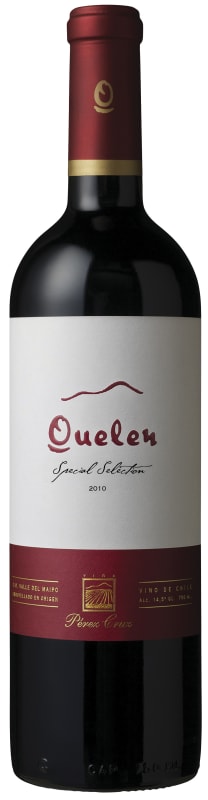 Perez Cruz Quelen 2010 Front Bottle Shot