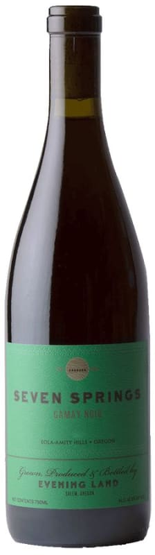 Evening Land Seven Springs Gamay Noir 2018 Front Bottle Shot