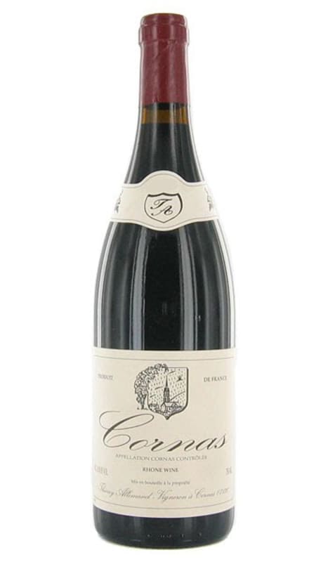 Thierry Allemand Cornas Chaillot 2015 Front Bottle Shot