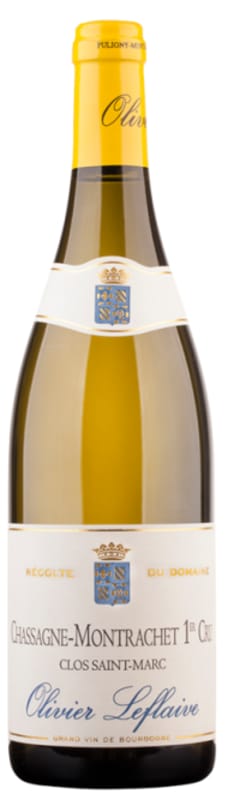 Olivier Leflaive Chassagne-Montrachet Clos Saint Marc Premier Cru 2018 Front Bottle Shot
