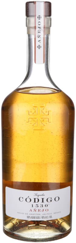 Codigo 1530 Anejo Tequila Front Bottle Shot