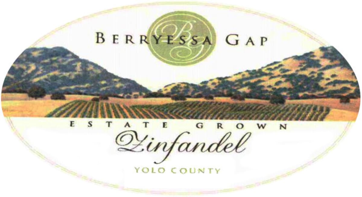 Berryessa Gap Vineyards Zinfandel 2005 Front Label