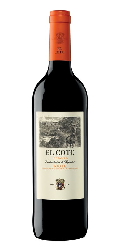 El Coto Crianza 2015 Front Bottle Shot
