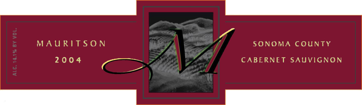 Mauritson Mauritson Cabernet Sauvignon 2004 Front Label