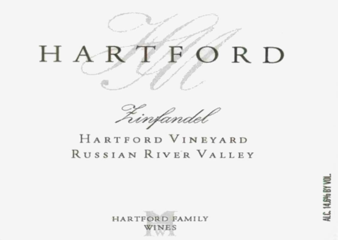 Hartford Hartford Vineyard Zinfandel 2003 Front Label