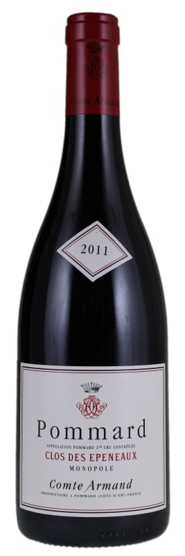 Comte Armand Pommard Clos des Epeneaux Monopole 2011 Front Bottle Shot