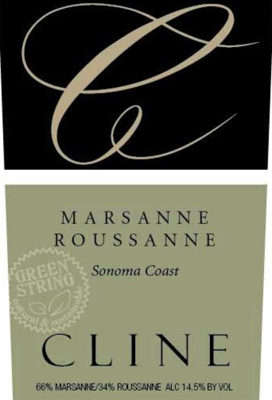 Cline Marsanne Roussanne 2016 Front Label