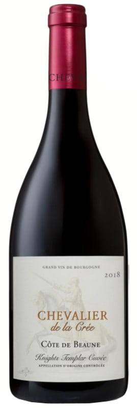 Chevalier de la Cree Cote de Beaune Knights Templar Cuvee 2018 Front Bottle Shot
