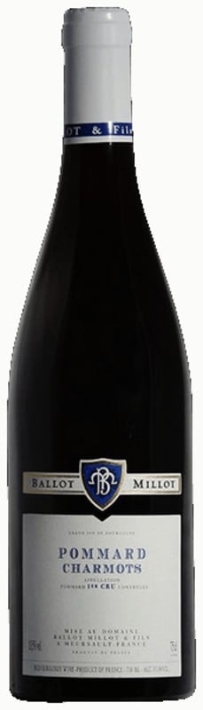 Ballot-Millot Pommard Charmots Premier Cru 2018 Front Bottle Shot