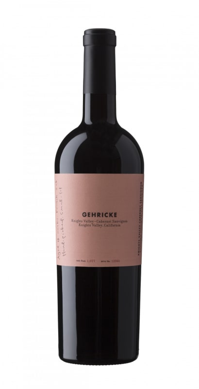Gehricke Knights Valley Cabernet Sauvignon 2017 Front Bottle Shot