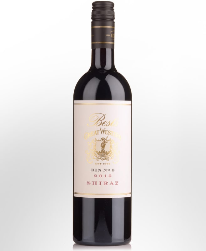 Best's Great Western Bin No 0 Shiraz 2015 Front Bottle Shot