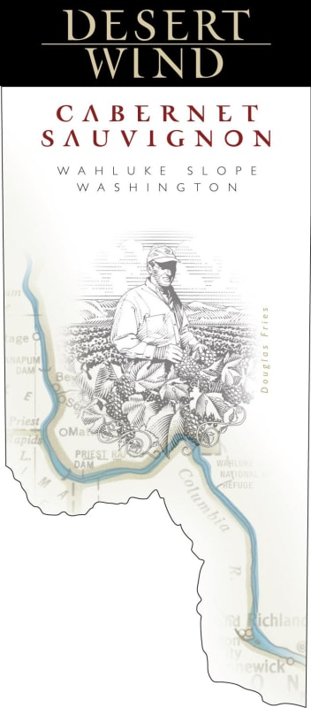 Desert Wind Cabernet Sauvignon 2015 Front Label
