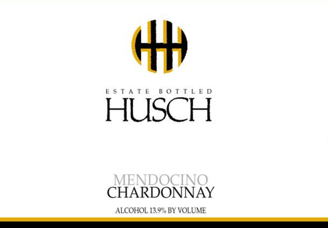 Husch Mendocino Chardonnay 2006 Front Label