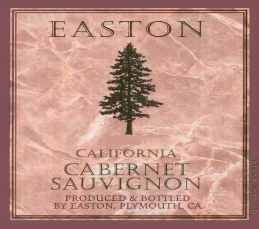 Easton Domaine de la Cabernet Sauvignon 2001 Front Label
