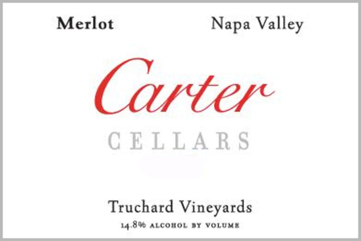 Carter Cellars Truchard Vineyards Merlot 2008 Front Label