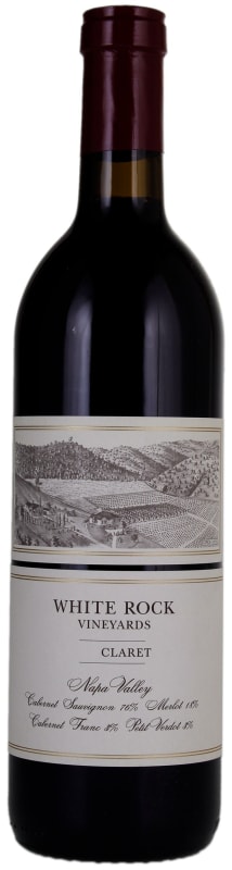 White Rock Vineyards Claret 2018 Front Bottle Shot