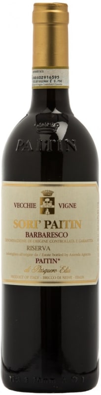Paitin Barbaresco Sori Paitin Vecchie Vigne Riserva 2014 Front Bottle Shot