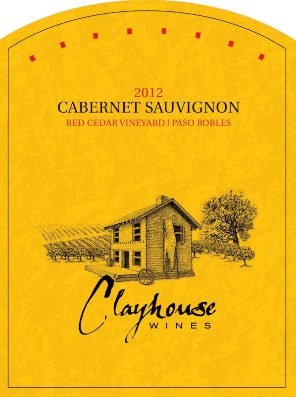 Clayhouse Red Cedar Vineyard Cabernet Sauvignon 2012 Front Label