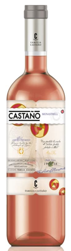 Bodegas Castano Rose 2016 Front Bottle Shot