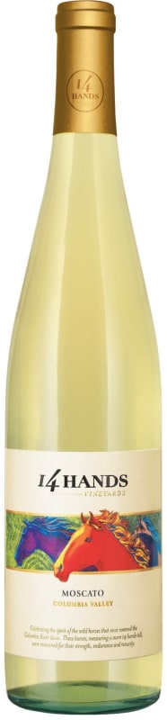14 Hands Moscato 2014 Front Bottle Shot