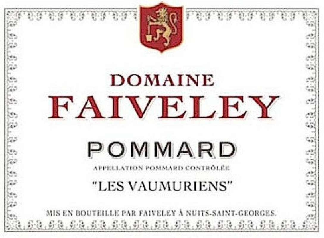Faiveley Pommard Les Vaumuriens 2013 Front Label