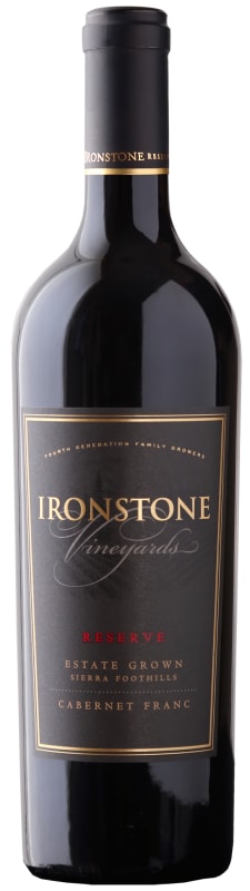 Ironstone Reserve Cabernet Franc 2019 Front Bottle Shot