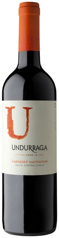 Undurraga U Cabernet Sauvignon 2017 Front Bottle Shot