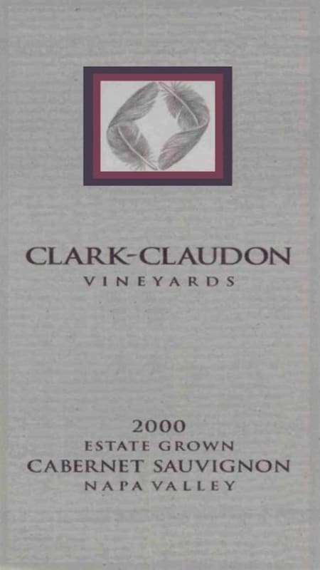 Clark-Claudon Estate Cabernet Sauvignon 2000 Front Label