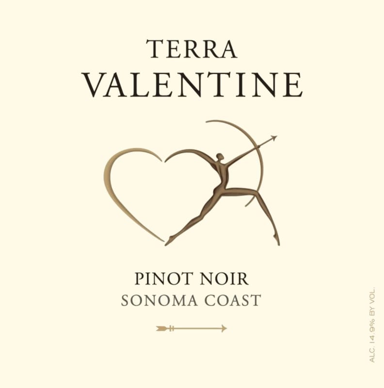 Terra Valentine Sonoma Coast Pinot Noir 2010 Front Label