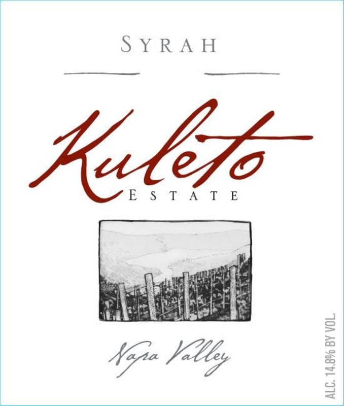 Kuleto Estate Syrah 2011 Front Label
