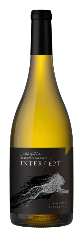 Charles Woodson's Intercept Chardonnay 2018 Front Bottle Shot