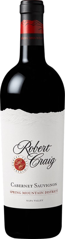 Robert Craig Cellars Spring Mountain Cabernet Sauvignon 2012 Front Bottle Shot