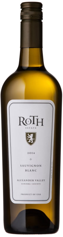 Roth Estate Alexander Valley Sauvignon Blanc 2014 Front Bottle Shot