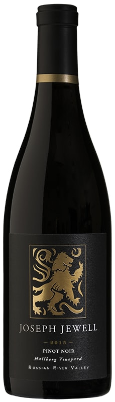 Joseph Jewell Hallberg Vineyard Pinot Noir 2015 Front Bottle Shot