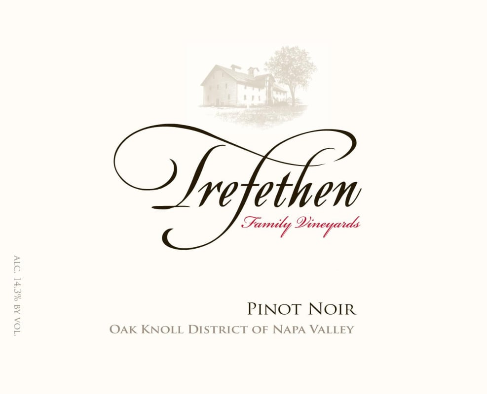 Trefethen Pinot Noir 2014 Front Label