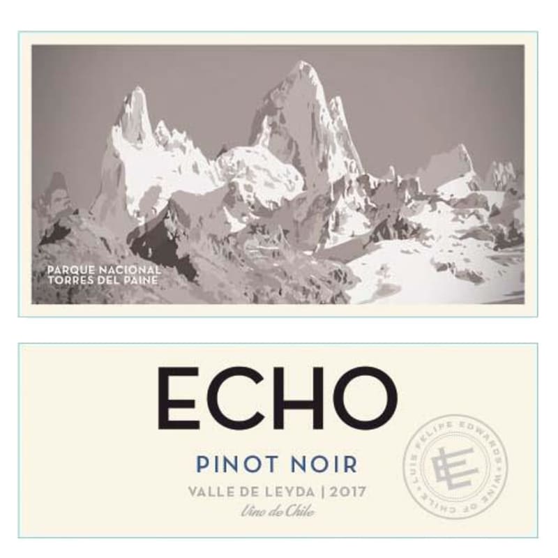 Luis Felipe Edwards Echo Valle de Leyda Pinot Noir 2017 Front Label