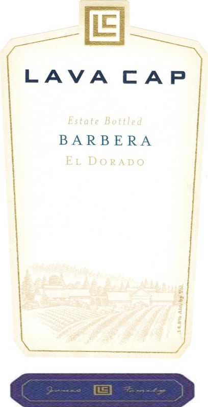 Lava Cap Barbera 2014 Front Label